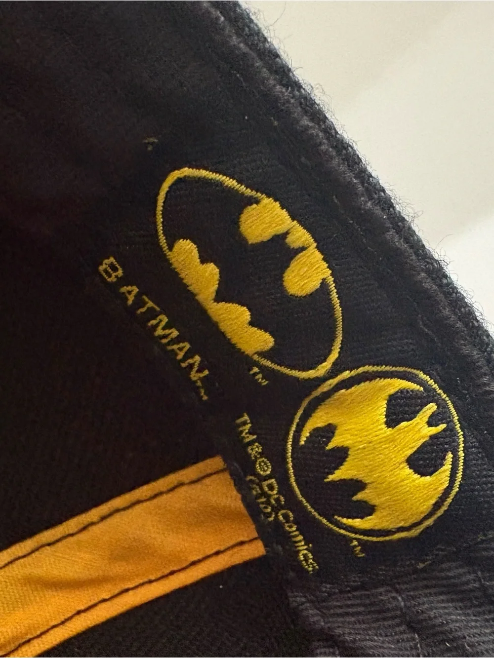 DC Comics Batman Black and Yellow Snapback Hat